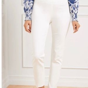 Talbots Women’s White Chatham Ankle Pant size 16